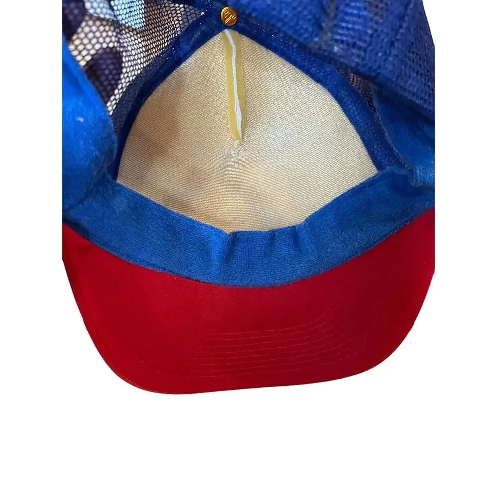 GOOD Girl Gone Rad MESH TRUCKER CAP SNAP BACK Hat Rainbow Foam Inside
